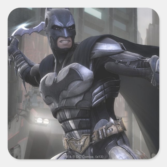 Screenshot: Batman Quadratischer Aufkleber (Vorderseite)
