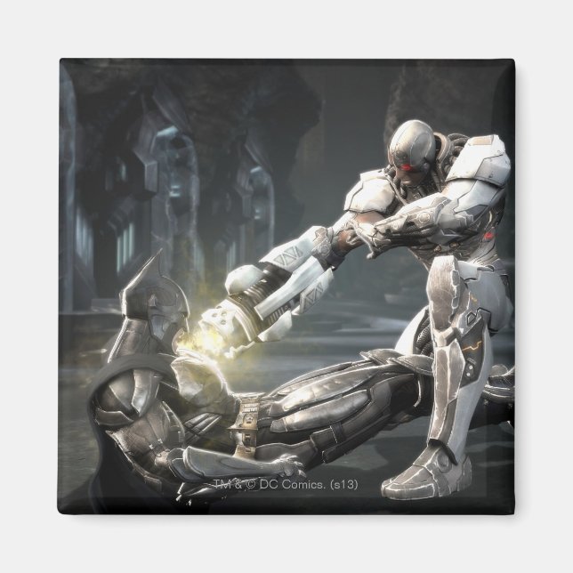 Screenshot: Batman vs Cyborg Magnet (Vorne)