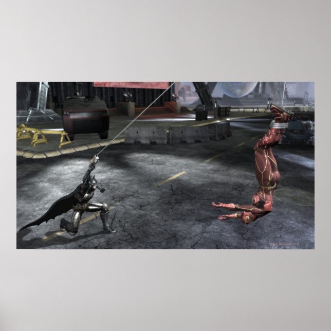 Screenshot: Batman vs Flash Poster (Vorne)