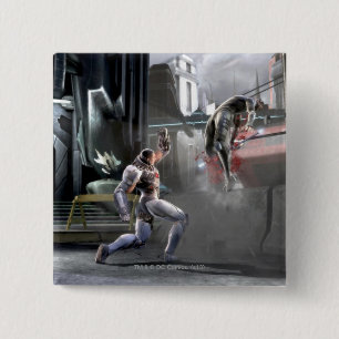 Screenshot: Cyborg gegen Nightwing Button