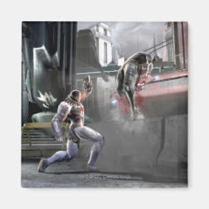 Screenshot: Cyborg gegen Nightwing Magnet