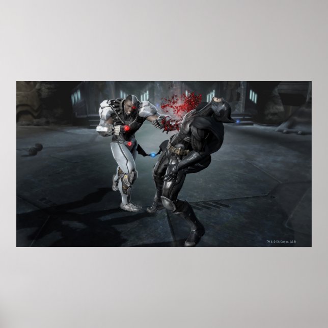 Screenshot: Cyborg vs Batman Poster (Vorne)