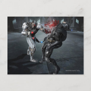 Screenshot: Cyborg vs Batman Postkarte