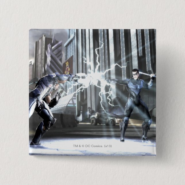 Screenshot: Cyborg vs Nightseeing 4 Button (Vorderseite)