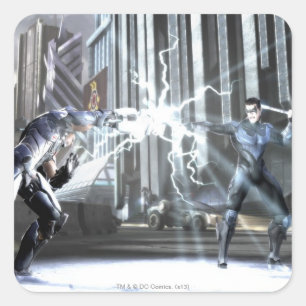 Screenshot: Cyborg vs Nightseeing 4 Quadratischer Aufkleber