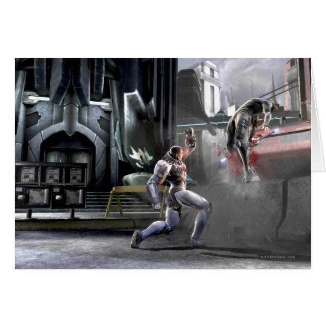 Screenshot: Cyborg vs Nightwing (Vorderseite (Horizontal))