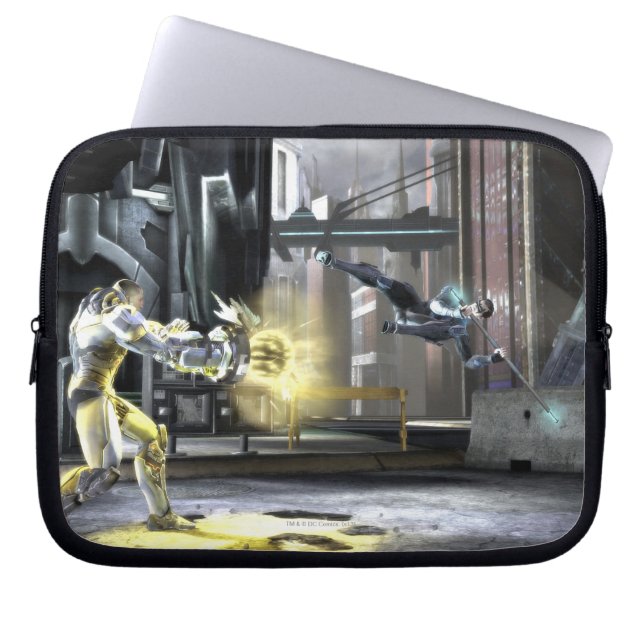 Screenshot: Cyborg vs Nightwing 2 Laptopschutzhülle (Vorderseite)