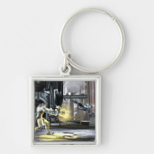 Screenshot: Cyborg vs Nightwing 2 Schlüsselanhänger