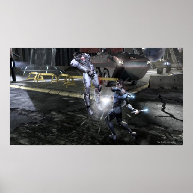 Screenshot: Cyborg vs Nightwing 3 Poster (Vorne)