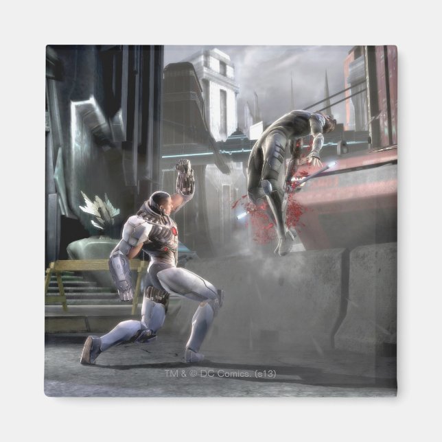 Screenshot: Cyborg vs Nightwing Magnet (Vorne)