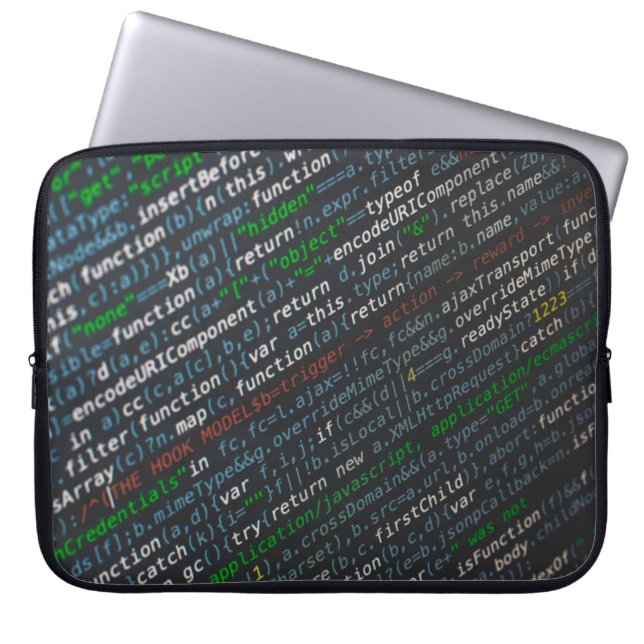 Screenshot der Quellcodes Laptopschutzhülle (Vorderseite)