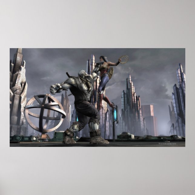 Screenshot: Grundy vs Wonder Woman Poster (Vorne)