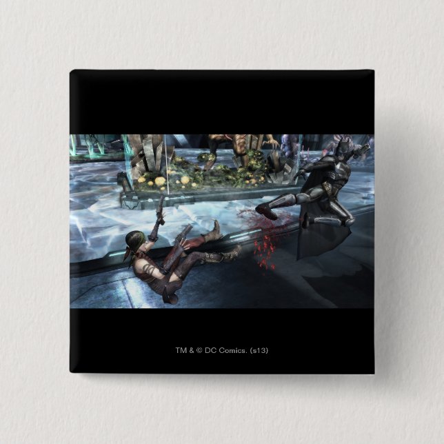 Screenshot: Harley vs Batman Button (Vorderseite)