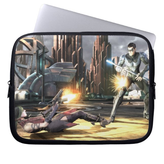 Screenshot: Harley vs Nightwing Laptopschutzhülle (Vorderseite)