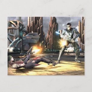 Screenshot: Harley vs Nightwing Postkarte