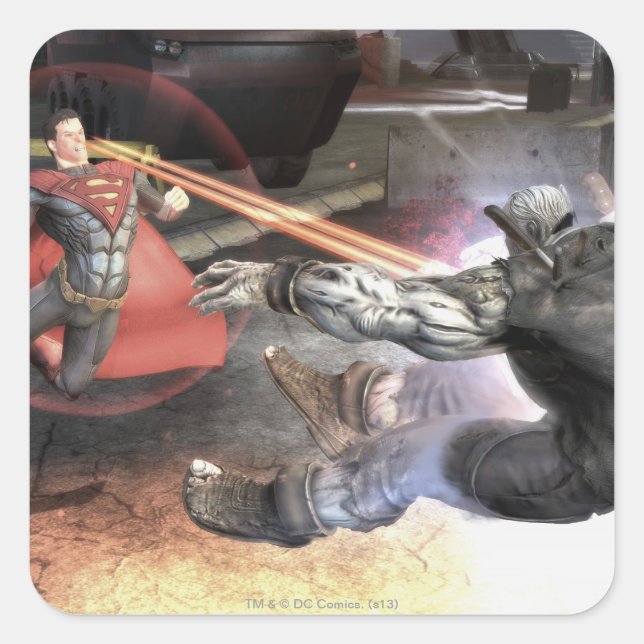 Screenshot: Superman vs Batman 2 Quadratischer Aufkleber (Vorderseite)