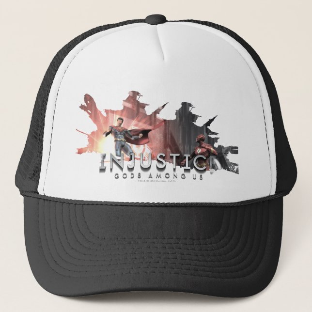 Screenshot: Superman vs Flash Truckerkappe (Vorderseite)