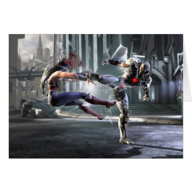 Screenshot: Wonder Woman vs Cyborg (Vorderseite (Horizontal))