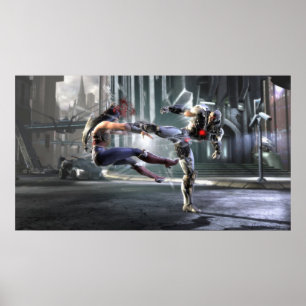 Screenshot: Wonder Woman vs Cyborg Poster