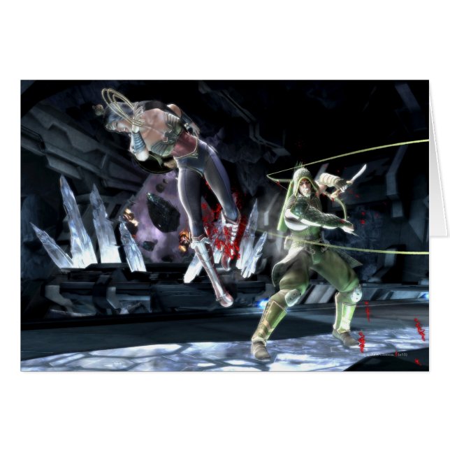 Screenshot: Wonder Woman vs Green Arrow (Vorderseite (Horizontal))