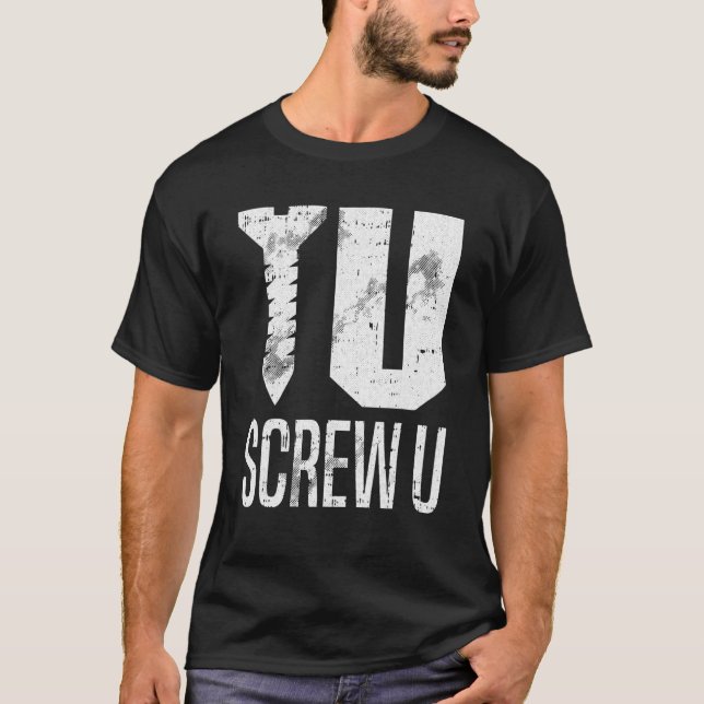 Screu Lazy Halloween Kostüm Sarcastic Pun Hum T-Shirt (Vorderseite)