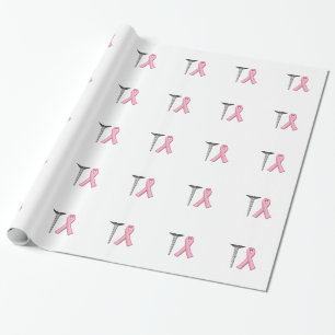 Screw Breast Cancer! Überlebender Spaß Geschenkpapier