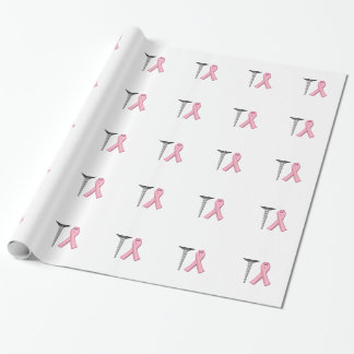 Screw Breast Cancer! Überlebender Spaß Geschenkpapier