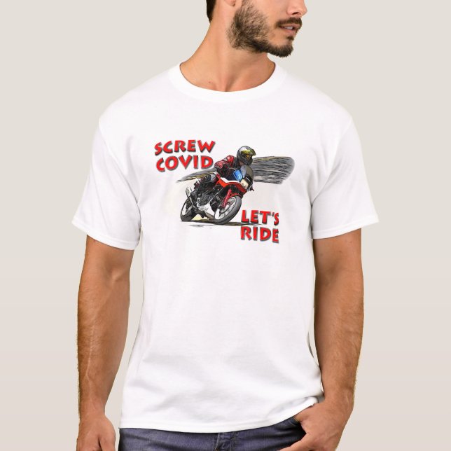 Screw Covid T - Shirt - VFRworld (Vorderseite)