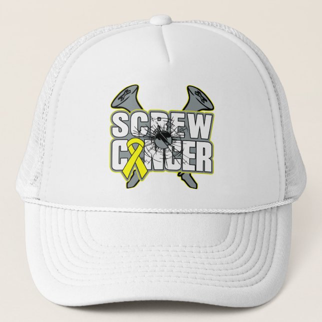 Screw Sarcoma Cancer Truckerkappe (Vorderseite)