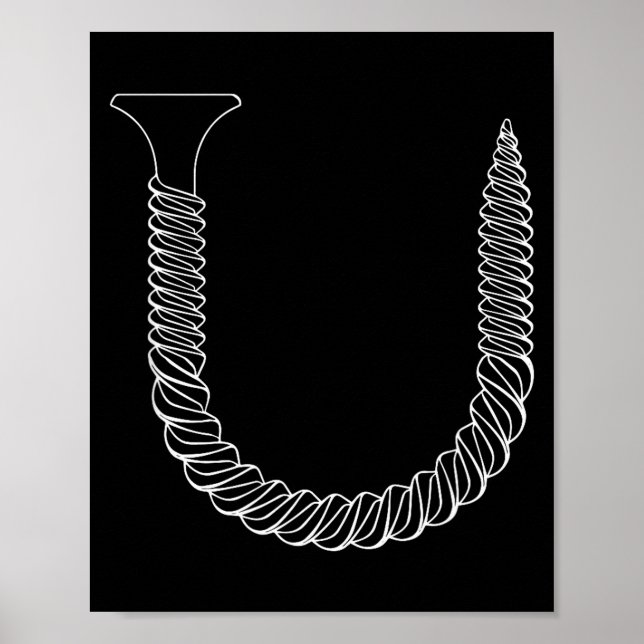 Screw Shaped U - Funny Tool Insul  Poster (Vorne)