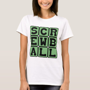 Screwball, Art der Wurf oder Komödie T-Shirt