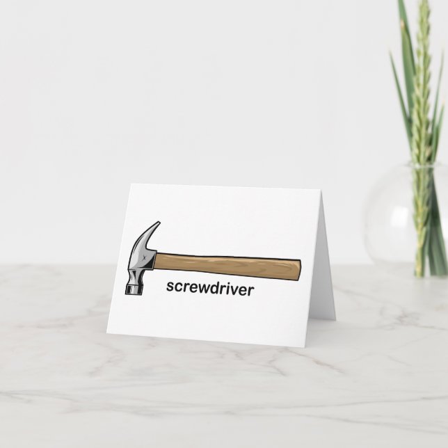 Screwdriver Karte (Vorderseite)