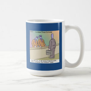 Screwy Salesman von Rick London Funny Tasse