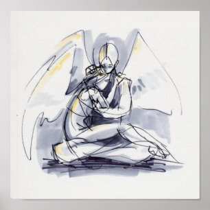 Scribble Angels Poster