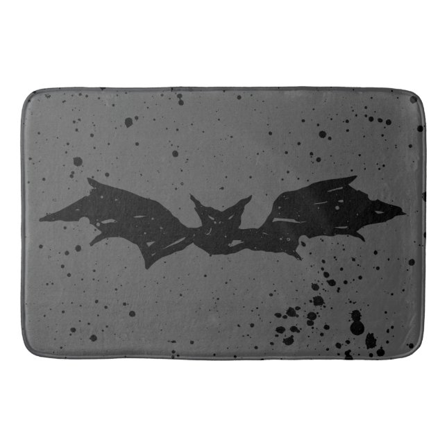 Scribble Bat Badematte (Vorderseite)