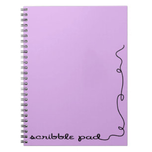 Scribble Pad Lila Notizblock