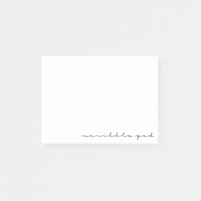 Scribble Pad Post-it Klebezettel (Vorderseite)