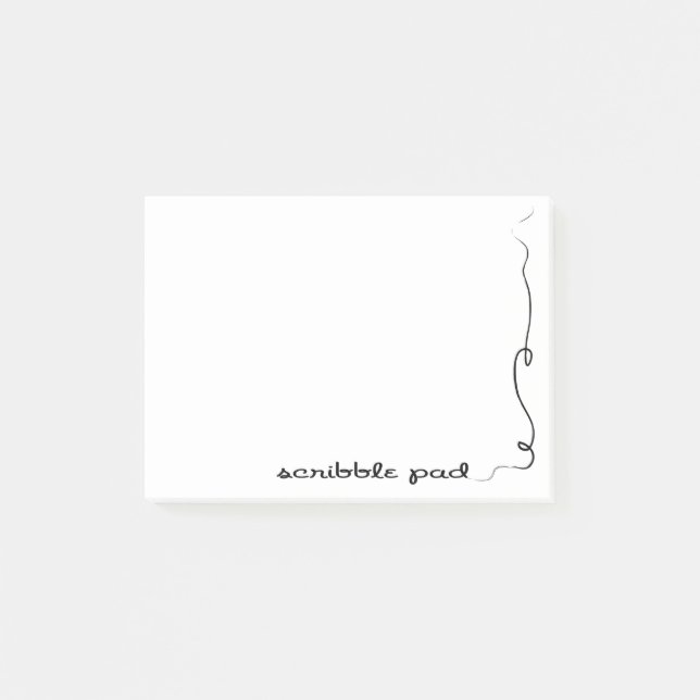 Scribble Pad Post-it Klebezettel (Vorderseite)