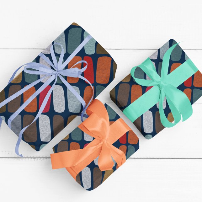 Scribble Pebbles Geschenkpapier (gift wrapping paper is made with high-quality, premium paper and different five sizes.)