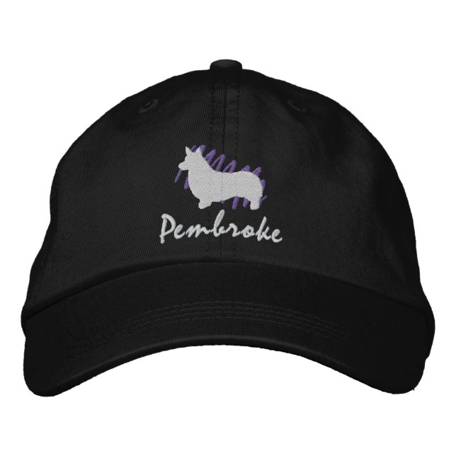 Scribbled Pembroke Bestickte Kappe (Vorderseite)