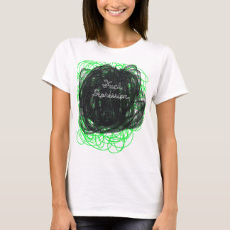 Scribbled Stärke - Skript "Fuck Depression" T-Shirt