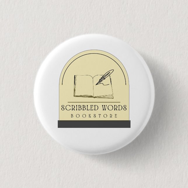 Scribbled Words Collectible-Button Button (Vorderseite)