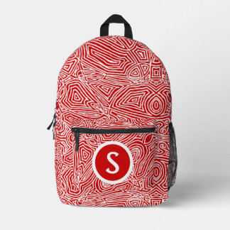 Scribbleprint Backpack Bedruckter Rucksack