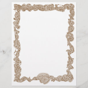 Scribbleprints Letterhead - Brown