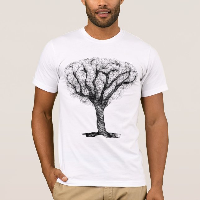 Scribbler-Baum-T-Shirt T-Shirt (Vorderseite)