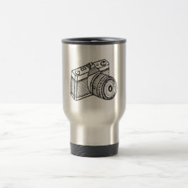 Scribbles Camera Travel/Pendler-Tasse Reisebecher