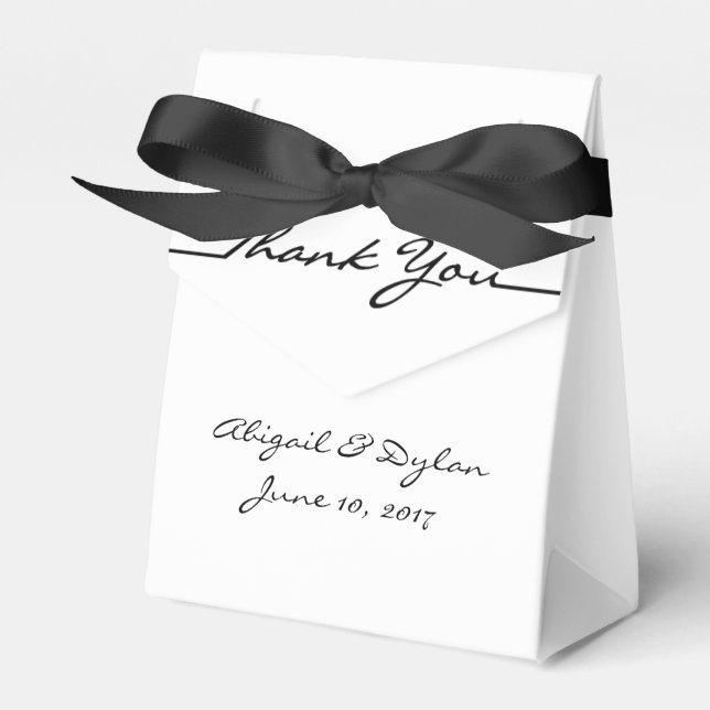 "Scribbles" Zelt-Gefälligkeitsboxen Geschenkschachtel (Vorderseite)