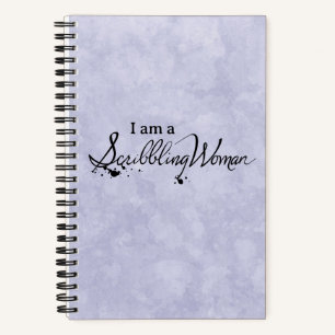 Scribbling Woman Notebook Notizbuch