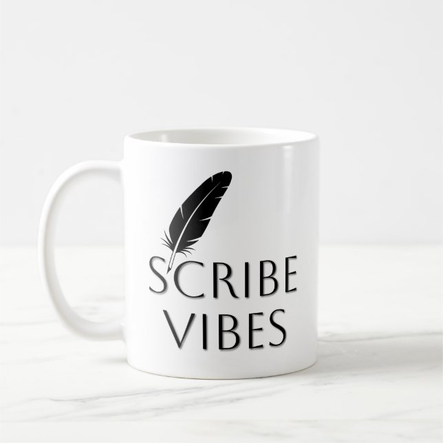Scribe Vibes Author Writer Poet  Kaffeetasse (Links)