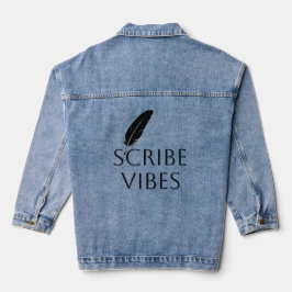 Scribe Vibes Autor Schriftsteller Dichter  Jeansjacke